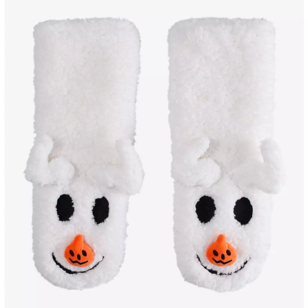 The Nightmare Before Christmas - Zero Sherpa Slipper Socks *Shoe Size 5-10* -NEW